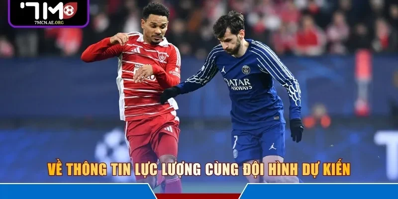 Về thông tin lực lượng cùng đội hình dự kiến 